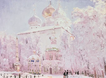 Vinter i Trinity-St. Sergius Lavra i Sergiyev Posad, c.1910